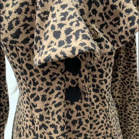 Leopard Ruffled Button Up Cardigan - Picture 3 of 9